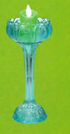 Cốc nến hoa sen cao HSC-02P (Ngọc bích, dùng pin)