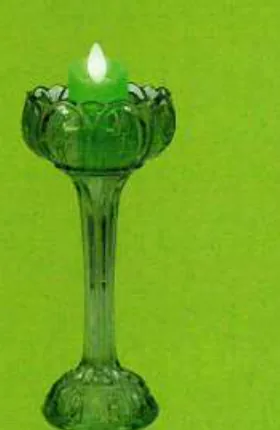 Cốc nến hoa sen cao HSC-07P (Cẩm thạch, dùng pin)