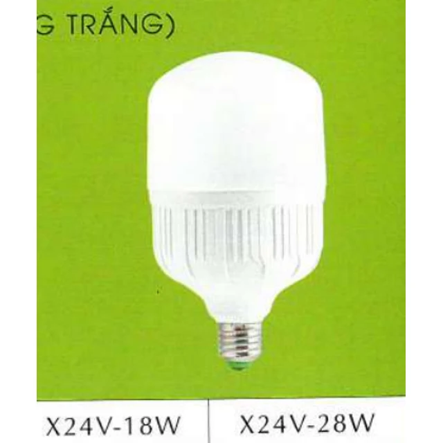 Bóng đèn LED ắc quy 24V X24V-28W (cổ đui xoáy)